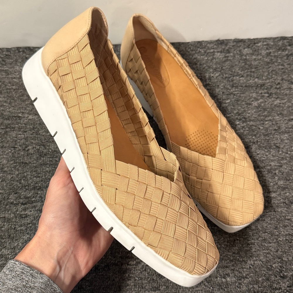 Corso Como Illana Woven Slip On Sneaker Flats Women's Size 9